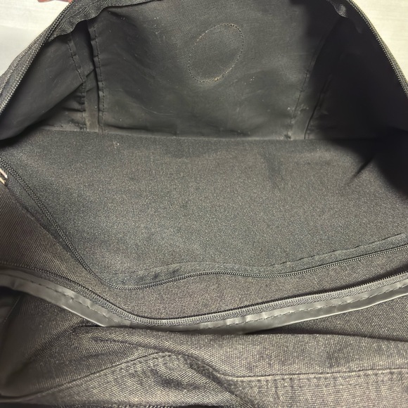 American Flyer XL Black Duffel bag with shoulder strap travel weekender bag - Picture 8 of 10